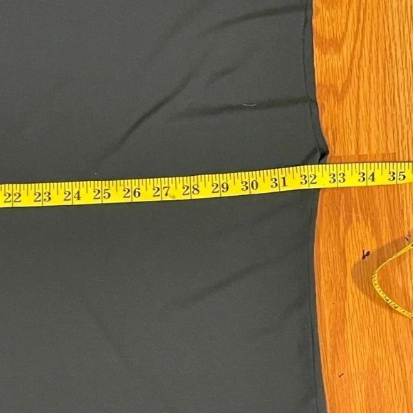 Audrey 3+1 Top T-Shirt Choker Collar Short Sleeve Boxy Tunic Sexy Black Gray OS - Picture 11 of 12